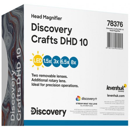 Лупа налобная Discovery Crafts DHD 10