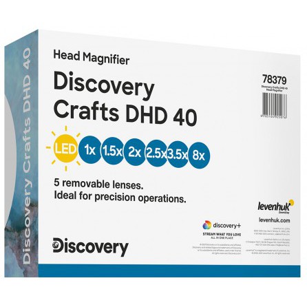 Лупа налобная Discovery Crafts DHD 40
