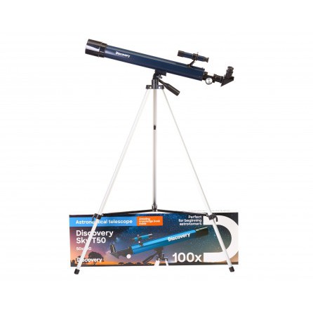 Телескоп Discovery Sky T50 с книгой