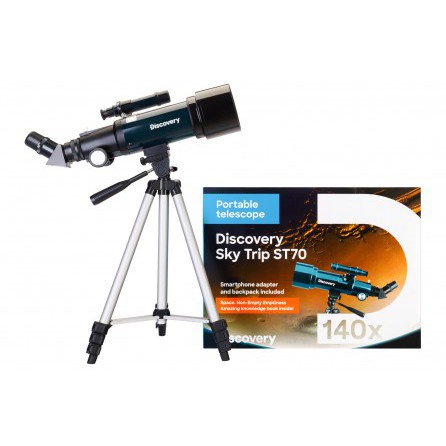 Телескоп Discovery Sky Trip ST70 с книгой