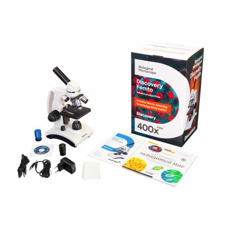 Микроскоп цифровой Discovery Femto Polar с книгой