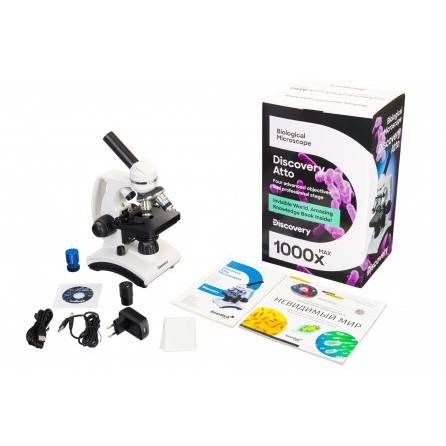 Микроскоп цифровой Discovery Atto Polar с книгой