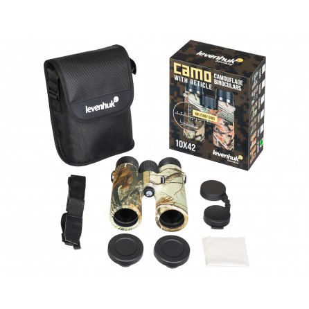Бинокль Levenhuk Camo Maple 10x42 с сеткой