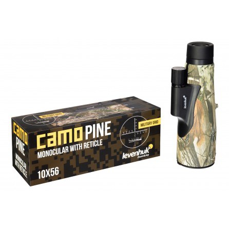 Монокуляр Levenhuk Camo Pine 10x56 с сеткой
