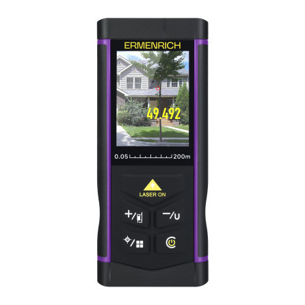 Лазерная рулетка Ermenrich PRO LR200, с камерой