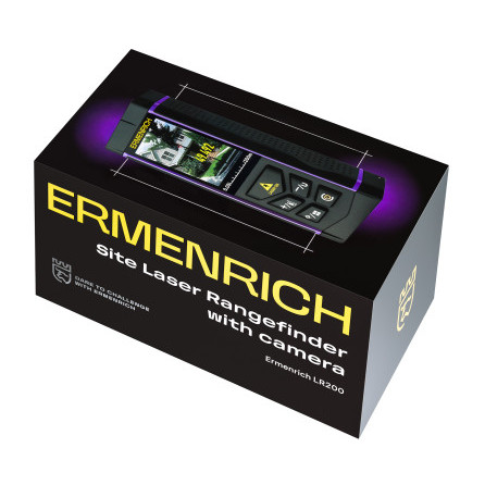 Лазерная рулетка Ermenrich PRO LR200, с камерой