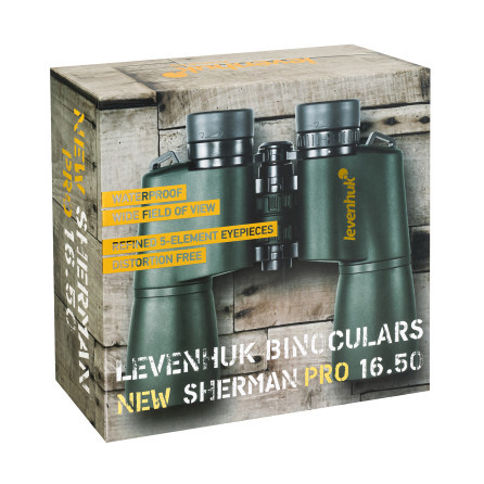 Бинокль Levenhuk New Sherman PRO 16x50