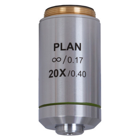 Объектив планахроматический Levenhuk MED 20x/беск