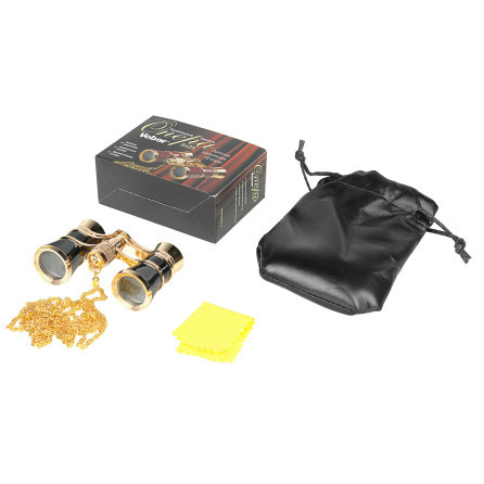 Бинокль БГЦ 3*25 D02 (черный с цепочкой)