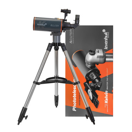 Фототелескоп Levenhuk Kelvin MAK90 AZ GOTO Wi-Fi Фототелескоп Levenhuk Kelvin MAK90 AZ GOTO Wi-Fi