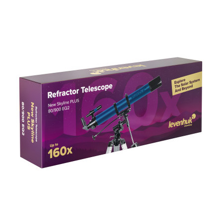 Телескоп Levenhuk New Skyline PLUS 80/900 EQ2 Телескоп Levenhuk New Skyline PLUS 80/900 EQ2