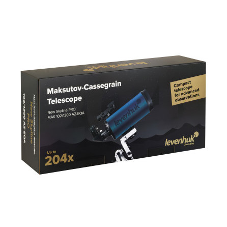 Телескоп Levenhuk New Skyline PRO MAK 102/1300 AZ-EQA Телескоп Levenhuk New Skyline PRO MAK 102/1300 AZ-EQA