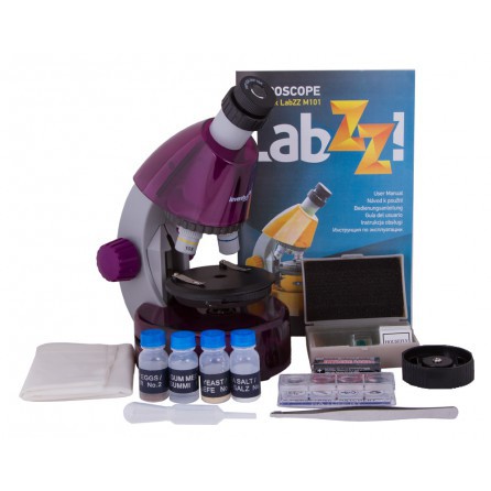 Микроскоп Levenhuk LabZZ M101 Amethyst/Аметист