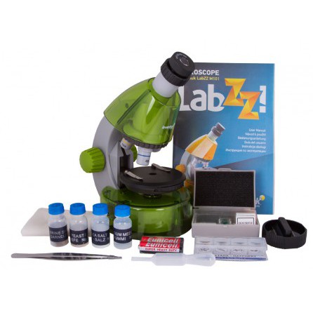 Микроскоп Levenhuk LabZZ M101 Lime/Лайм