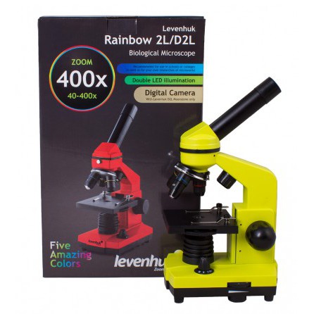 Микроскоп Levenhuk Rainbow 2L Lime/Лайм