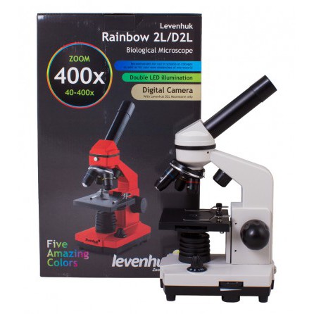 Микроскоп Levenhuk Rainbow 2L Moonstone/Лунный камень