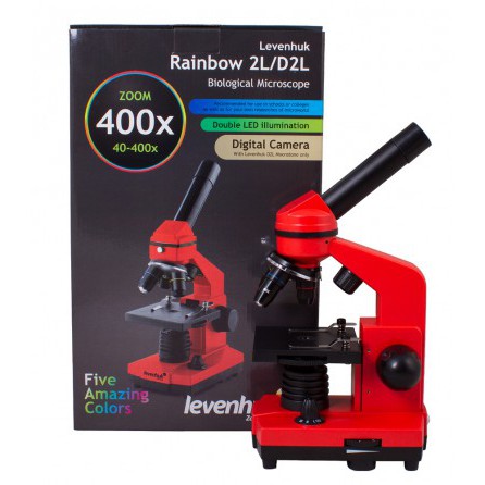 Микроскоп Levenhuk Rainbow 2L Orange/Апельсин