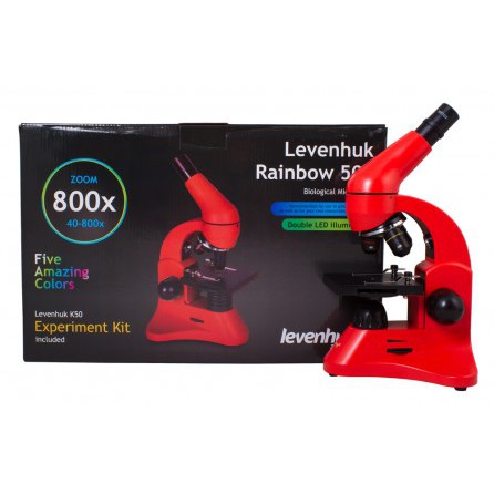 Микроскоп Levenhuk Rainbow 50L Orange/Апельсин
