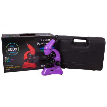 Микроскоп Levenhuk Rainbow 50L Amethyst/Аметист