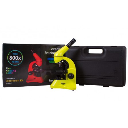 Микроскоп Levenhuk Rainbow 50L Lime/Лайм