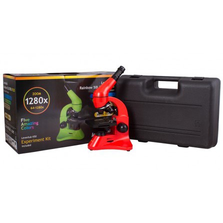 Микроскоп Levenhuk Rainbow 50L PLUS Orange/Апельсин