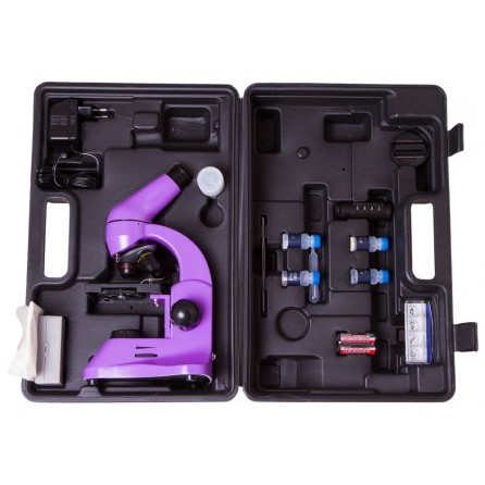 Микроскоп Levenhuk Rainbow 50L PLUS Amethyst/Аметист