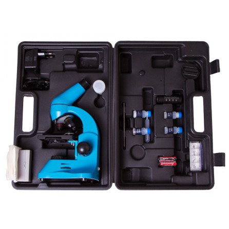 Микроскоп Levenhuk Rainbow 50L PLUS Azure/Лазурь