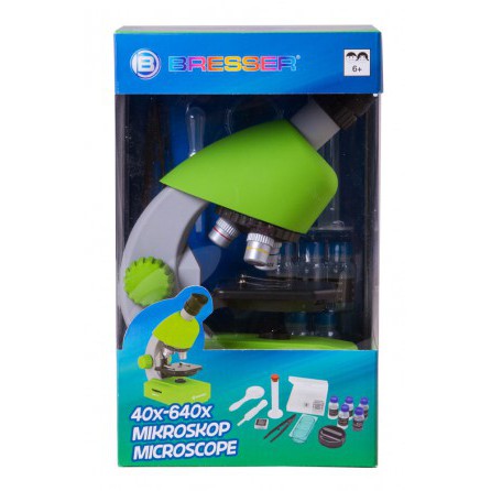 Микроскоп Bresser Junior 40x-640x, зеленый