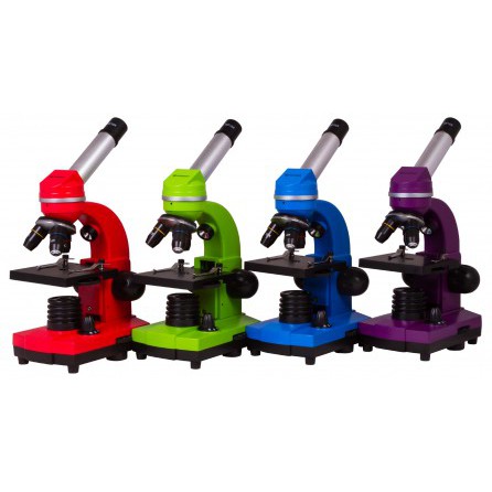 Микроскоп Bresser Junior Biolux SEL 40–1600x, фиолетовый